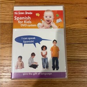 Learn Spanish DVD System for Kids - 4 DVD set